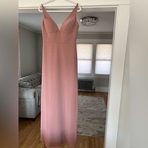 Pink/Mauve Evening Gown Wedding Guest Bridesmaid Dress